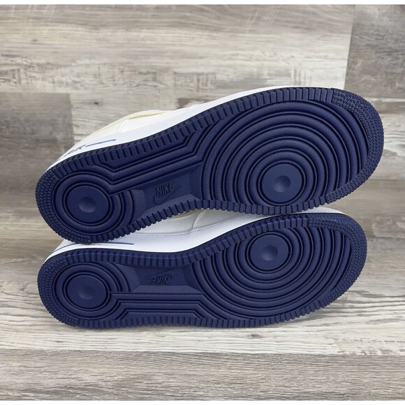 Nike Air Force 1 Low PRM White Fossil Premium Blue NEW DB3541-100 Mens Size 11.5 - Picture 9 of 12